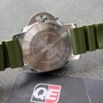 Panerai Submersible PAM01055 Green Dial with Green Rubber Strap 42mm Super Clone