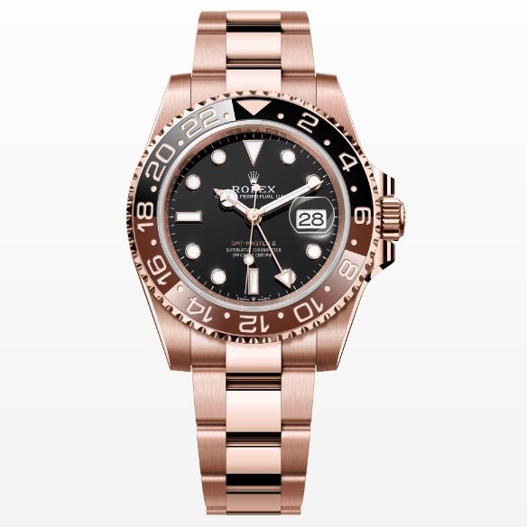 Rolex GMT Master II 126715CHNR-0001 Root Beer Full Rose gold 40mm Super Clone