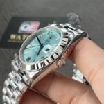 Rolex Day-Date m228206-0044 White gold Ice Blue Dial (Roman Numerals) Smooth Bezel President bracelet (40mm) Super Clone