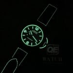 PAM01118 44mm Carbon Black Element Green Markers Nylon Strap