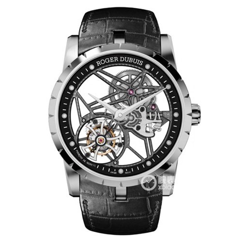 Excalibur Rddbex0393 SS Skeleton Dial on Black Leather Strap Tourbillon 42mm Super Clone