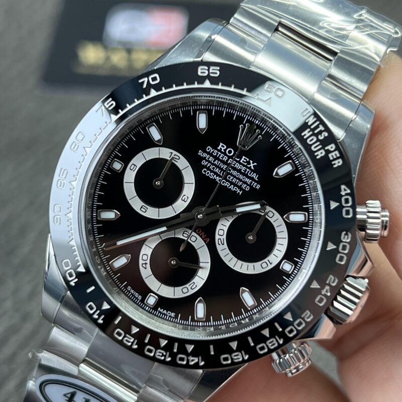 Rolex Cosmograph Daytona 116500LN Stainless Steel with Black Dial Super Clone