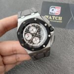 Royal Oak Offshore Chronograph Panda dial Ceramic Bezel on Black Rubber Strap 44mm Super Clone