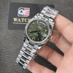 Rolex Day-Date m228239-0033 White gold with Green Dial President bracelet (40mm) Super Clone