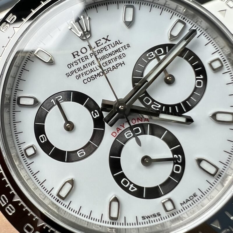 Rolex Cosmograph Daytona 116500LN Panda Stainless Steel 4130 movement Super Clone