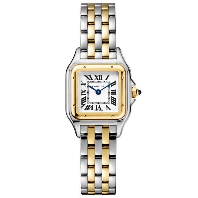 Panthère De Cartier women watch W2PN0006 Two tone Small Model Quartz Movement Steel（22×30mm）Super clone