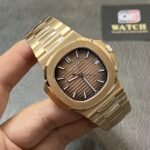 Patek Philippe Nautilus Rose Gold with Chocolate Dial (40mm) Super Clone