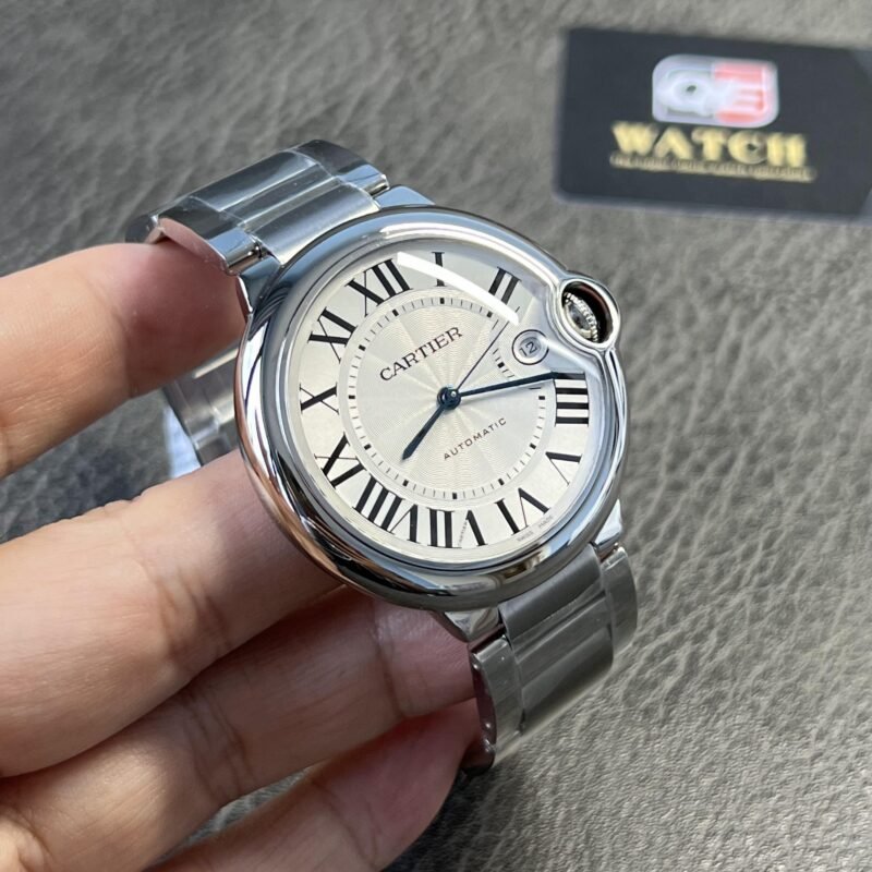 Ballon Bleu 42mm White Texture Dial on SS Bracelet Replica