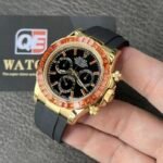 Rolex Daytona 116588Saco Orange Sapphires 4130 movement Super Clone