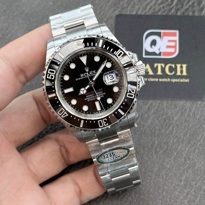 Rolex Sea-Dweller in Oystersteel M126600-0002 Black Dial 43mm Super Clone