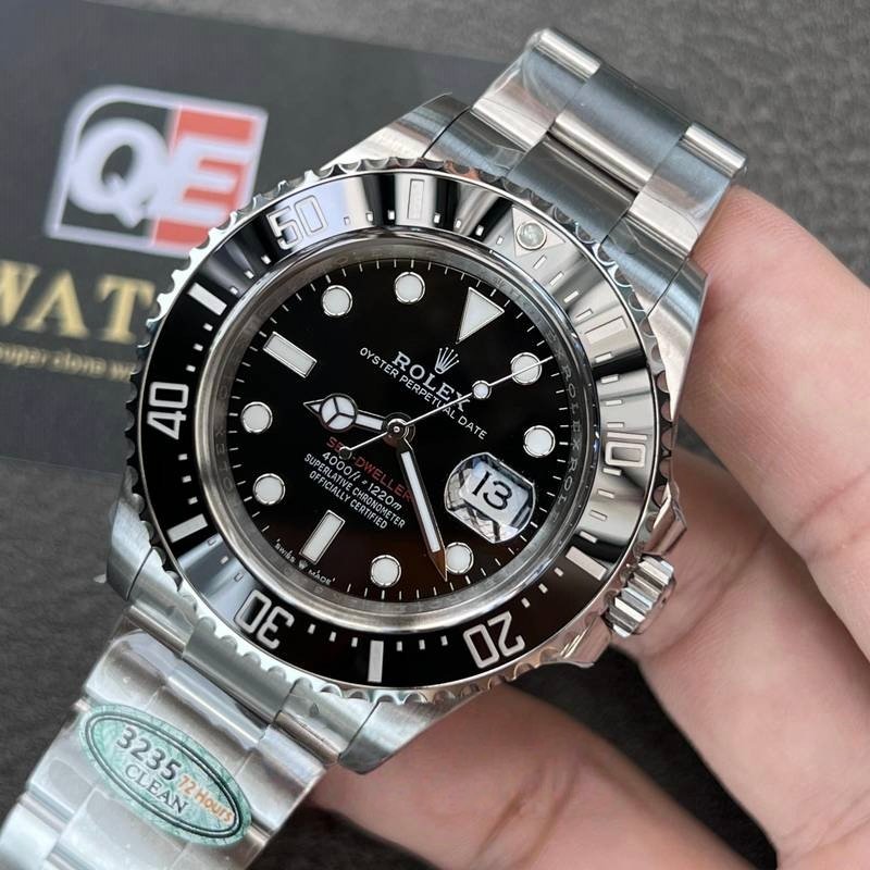 Rolex Sea-Dweller in Oystersteel M126600-0002 Black Dial 43mm Super Clone