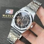 Audemars Piguet Royal Oak 15407ST.OO.1220ST.01 Grey Openworked Dial 41Mm Stainless Steel Super Clone