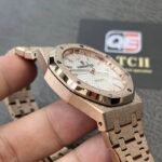 Audemars Piguet Royal Oak 15454OR.GG.1259OR.01 Frosted Gold White Dial (37mm) Super Clone