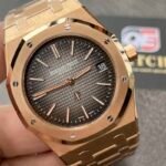 Audemars Piguet Royal Oak Jumbo 16202OR.OO.1240OR.02 Rose gold Smoked grey Dial (39mm) Super Clone