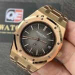 Audemars Piguet Royal Oak Jumbo 16202OR.OO.1240OR.02 Rose gold Smoked grey Dial (39mm) Super Clone