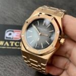 Audemars Piguet Royal Oak Jumbo 16202OR.OO.1240OR.02 Rose gold Smoked grey Dial (39mm) Super Clone