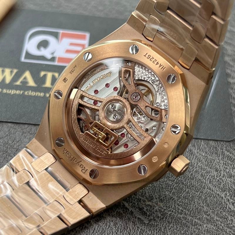 Audemars Piguet Royal Oak Jumbo 16202OR.OO.1240OR.02 Rose gold Smoked grey Dial (39mm) Super Clone