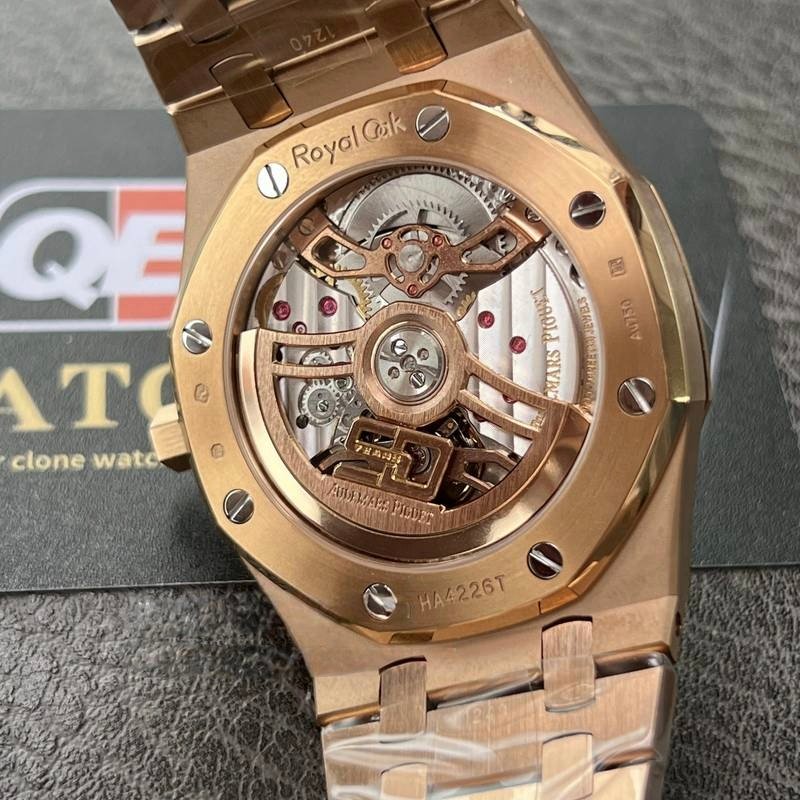 Audemars Piguet Royal Oak Jumbo 16202OR.OO.1240OR.02 Rose gold Smoked grey Dial (39mm) Super Clone