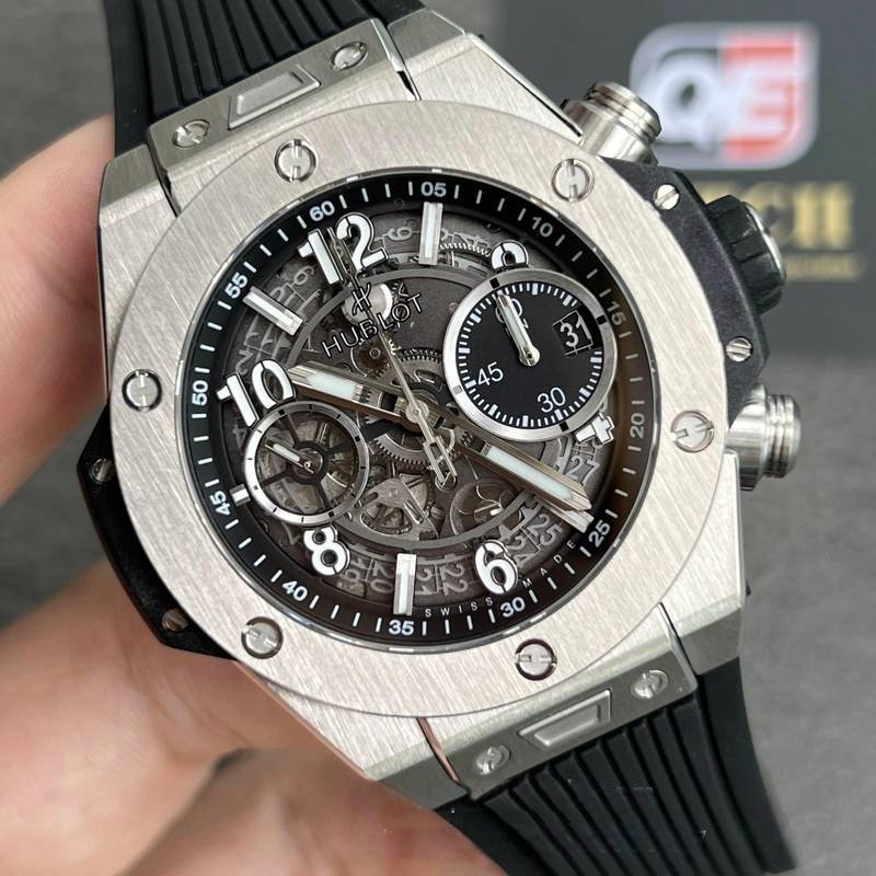 Hublot Big Bang Unico Titanium Skeletonized Black 42mm Super Clone