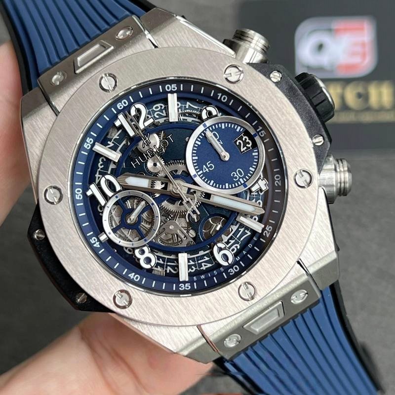 Hublot Big Bang Unico Titanium Skeletonized Blue 42mm Super Clone