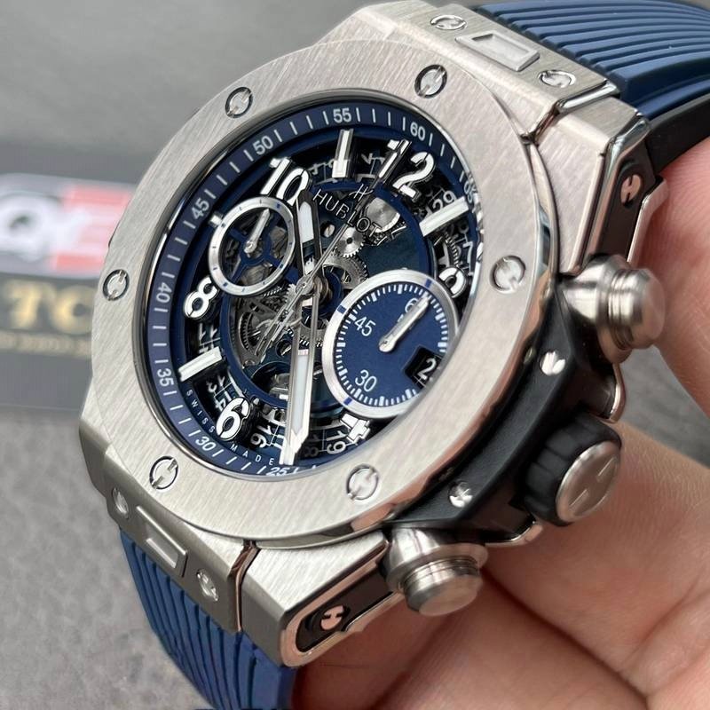 Hublot Big Bang Unico Titanium Skeletonized Blue 42mm Super Clone