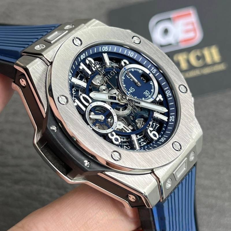 Hublot Big Bang Unico Titanium Skeletonized Blue 42mm Super Clone