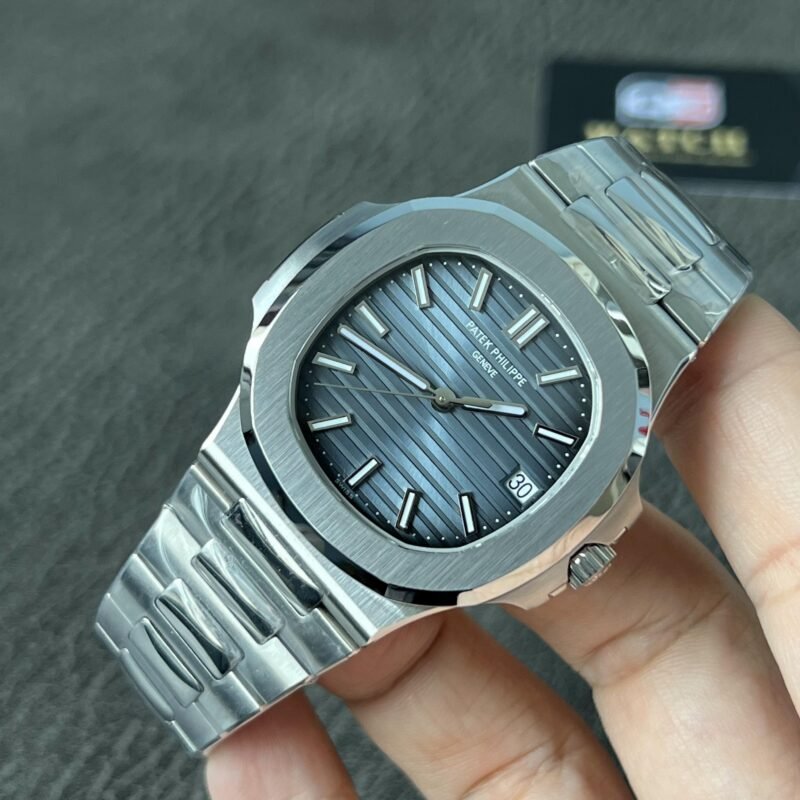 Patek Nautilus 5711/1A Blue Textured Dial on SS Bracelet Super Clone