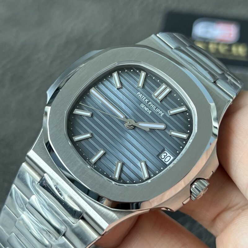 Patek Nautilus 5711/1A Blue Textured Dial on SS Bracelet Super Clone