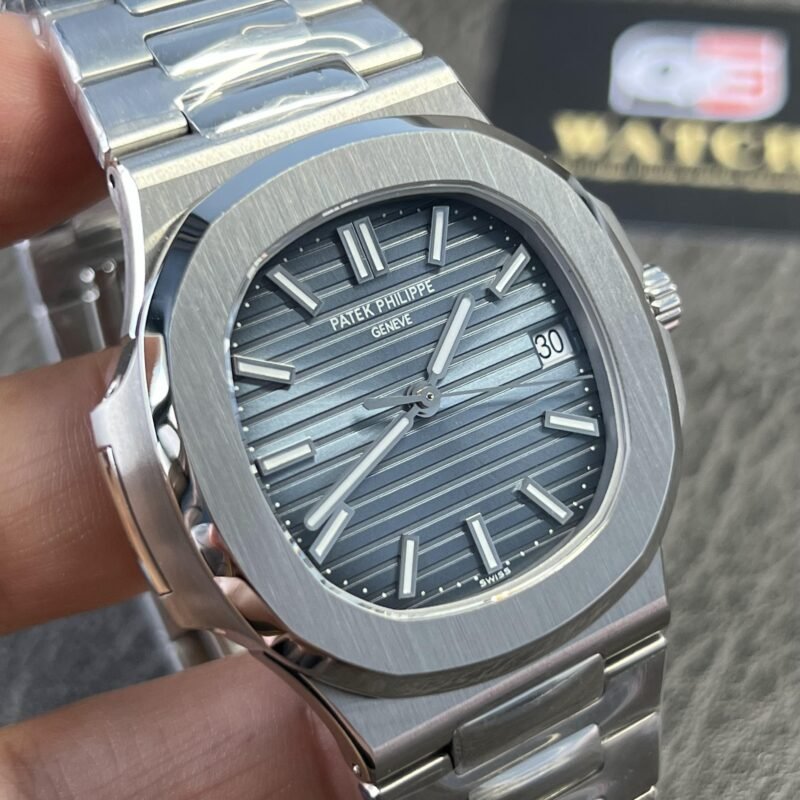 Patek Nautilus 5711/1A Blue Textured Dial on SS Bracelet Super Clone