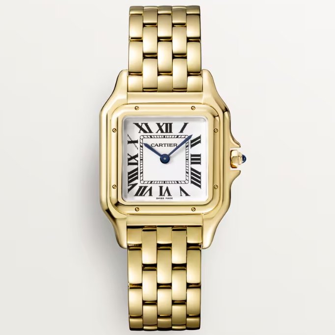 Panthère De Cartier women watch WGPN0009 Medium Yellow Gold Quartz Movement（27×37mm）Super clone