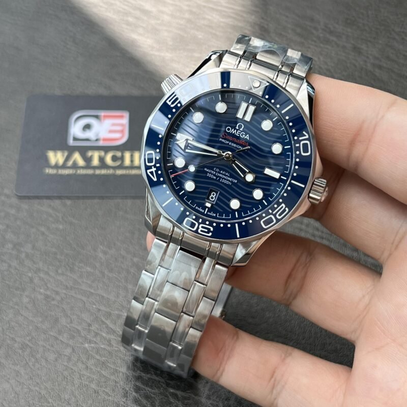 Seamaster Diver 300M Blue Ceramic Bezel Blue Ceramic Dial on SS Bracelet 42mm Super Clone