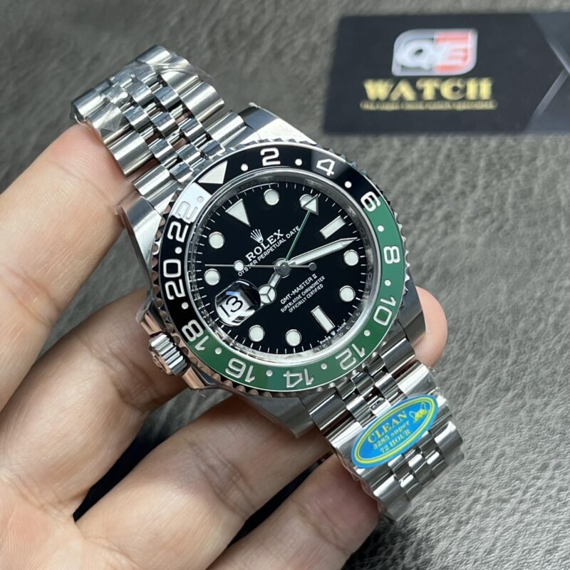 Rolex GMT Master II 126720VTNR Stainless Steel 'Sprite' on Jubilee (40mm) Super Clone