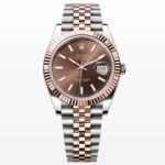 Rolex DateJust 41 m126331-0002 Two Tone Rose gold on Jubilee with Chocolate Dial Super clone