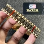 Rolex Day-Date m228238-0004 Yellow gold with Black diamond-set Dial President bracelet (40mm) Super Clone