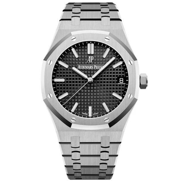 Audemars Piguet Royal Oak 15500St.Oo.1220St.03 Black Index Self- Winding 41Mm Stainless Steel Super Clone