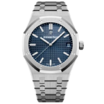 Audemars Piguet Royal Oak 15500St.Oo.1220St.01 Blue Index Self- Winding 41Mm Stainless Steel Super Clone