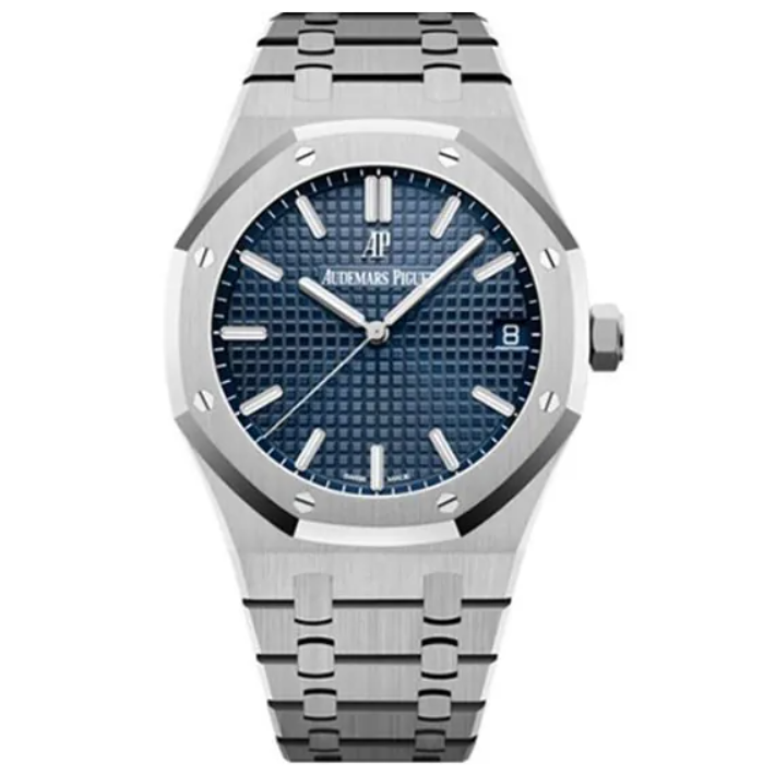 Audemars Piguet Royal Oak 15500St.Oo.1220St.01 Blue Index Self- Winding 41Mm Stainless Steel Super Clone