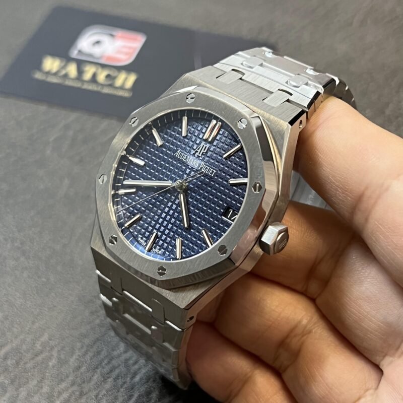 Audemars Piguet Royal Oak 15500St.Oo.1220St.01 Blue Index Self- Winding 41Mm Stainless Steel Super Clone