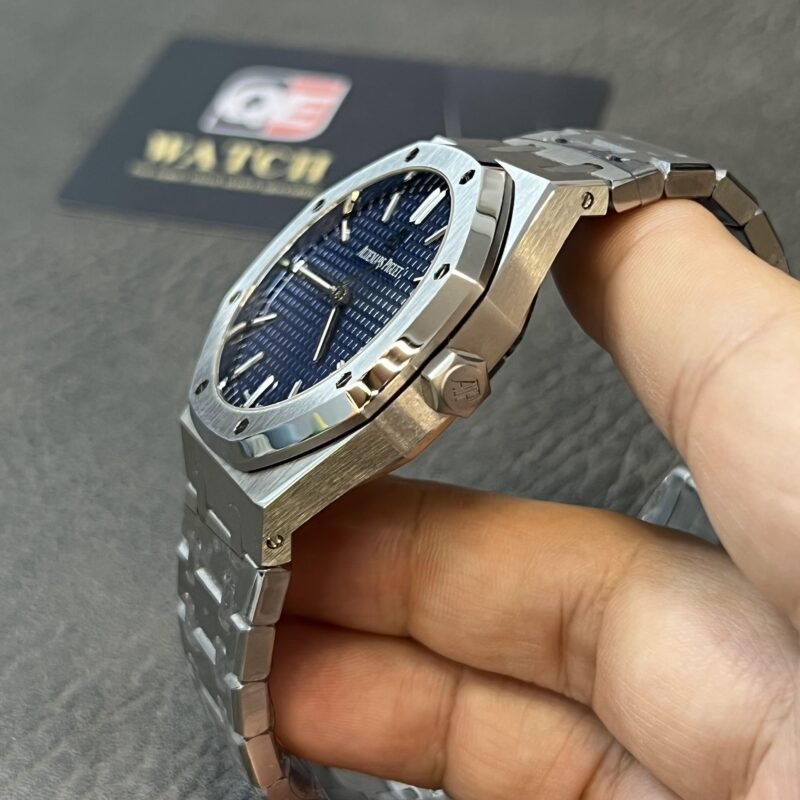 Audemars Piguet Royal Oak 15500St.Oo.1220St.01 Blue Index Self- Winding 41Mm Stainless Steel Super Clone