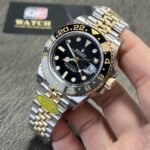 Rolex GMT Master II 126713 steel and  gold Two-Tone with Black Dial on Jubilee (40mm) Super Clone