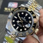 Rolex GMT Master II 126713 steel and  gold Two-Tone with Black Dial on Jubilee (40mm) Super Clone