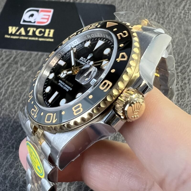 Rolex GMT Master II 126713 steel and  gold Two-Tone with Black Dial on Jubilee (40mm) Super Clone