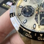 Rolex Cosmograph Daytona 116518LN Yellow Gold Oysterflex with Champagne Dial Replica