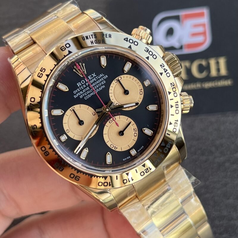 Rolex Cosmograph Daytona 116528 Yellow Gold with Blank Dial Super Clone