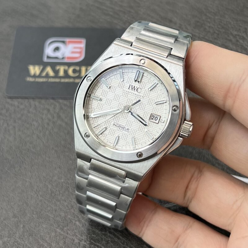 IWC Ingenieur Automatic 40mm White Grid Dial Stainless Steel IW328902 Super Clone