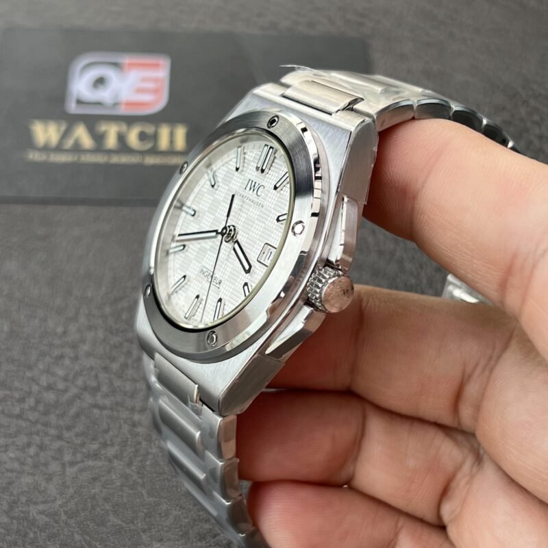 IWC Ingenieur Automatic 40mm White Grid Dial Stainless Steel IW328902 Super Clone