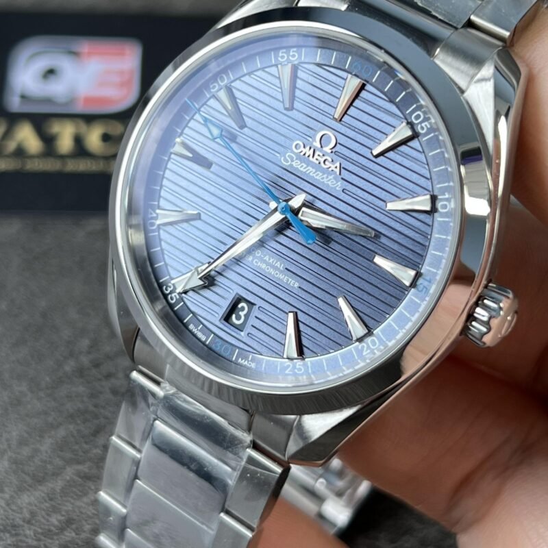 Omega Seamaster Aqua Terra 150m Co-Axial Master Chronometer Light Blue Dial 41mm Super Clone