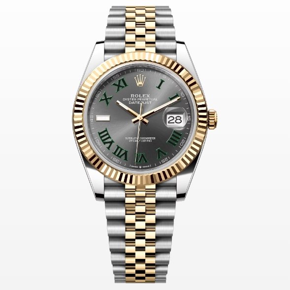 Rolex DateJust 41mm/36mm Two Tone 'Wimbledon' on Jubilee Super clone