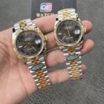 Rolex DateJust 41mm/36mm Two Tone 'Wimbledon' on Jubilee Super clone