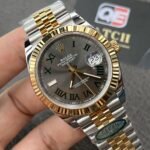 Rolex DateJust 41mm/36mm Two Tone 'Wimbledon' on Jubilee Super clone